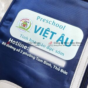 Hình ảnh in của balo sắc nét