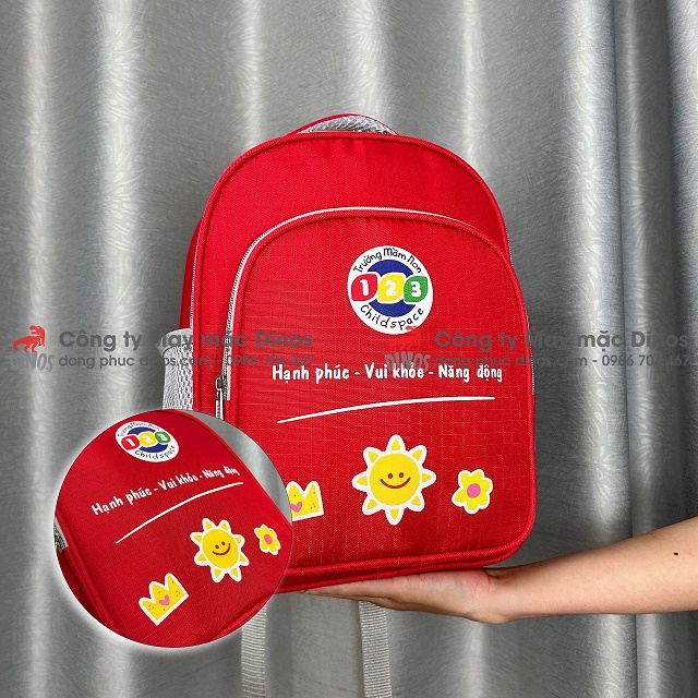 Logo balo mầm non 123 in sắc nét