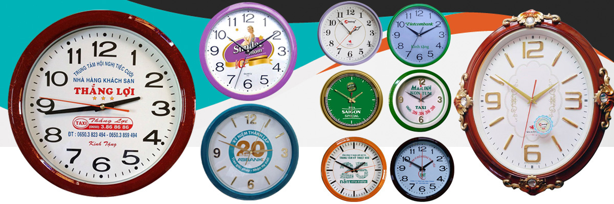 Đồng hồ treo tường quà tặng doanh nghiệp