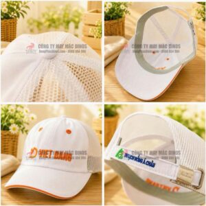 Nón Lưỡi Trai Thêu Logo Công Ty Đẹp Cho Sự Kiện Và Quảng Cáo - Thiết Kế Theo Bộ Nhận Diện Thương Hiệu | Nón Kết Đồng Phục Nhân Viên Công Ty Việt Đăng