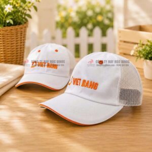Nón Lưỡi Trai Thêu Logo Công Ty Đẹp Cho Sự Kiện Và Quảng Cáo - Thiết Kế Theo Bộ Nhận Diện Thương Hiệu | Nón Kết Đồng Phục Nhân Viên Công Ty Việt Đăng