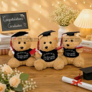 Nhận Sản Xuất Gấu Bông Cử Nhân Mừng Lễ Ra Trường Số Lượng Lớn, Giao Hàng Toàn Quốc - Trường Mẫu Giáo Lê Tri