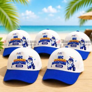 nón kết đồng phục học viên trung tâm tiếng anh iec