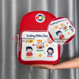 Đặt Balo Mầm Non Đồng Phục Học Sinh In Logo Giá Rẻ Tại TPHCM - Giao Hàng Toàn Quốc | Trường Mầm Non 123